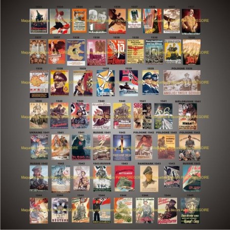 AFFICHES ALLEMAGNE 1933/1945